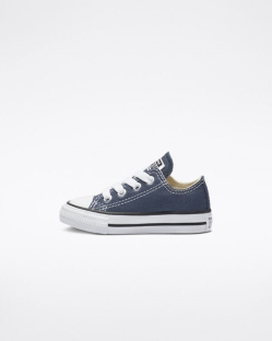 Converse Chuck Taylor All Star Fiu Rövidszárú Sötétkék | JTOVMQU-HU